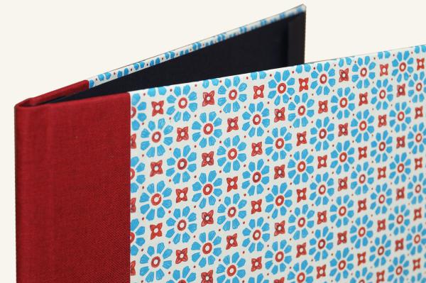 Blue-red folder, "Resi", folder with elastic band, individual folder